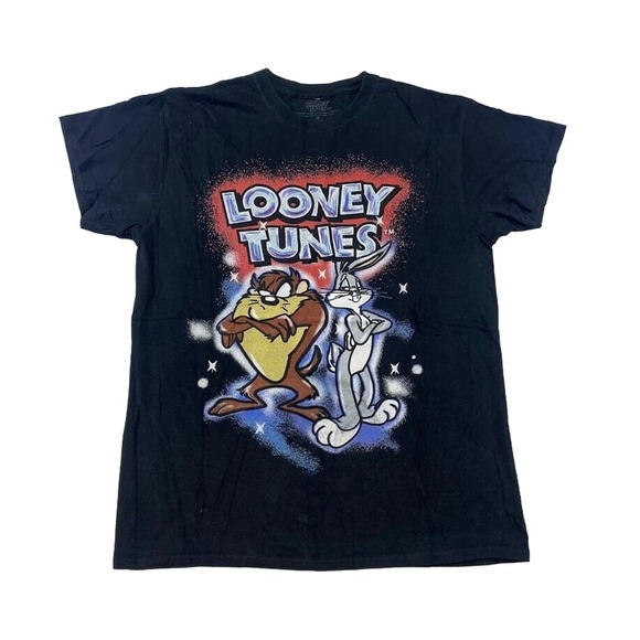 Looney Tunes Graphic Tee Thrifted Vintage Style Size M - Picture 1 of 10